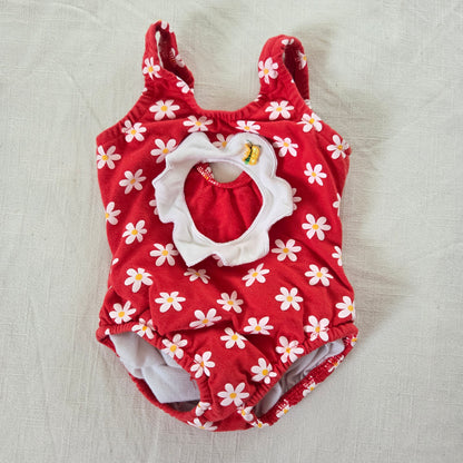 Vintage Daisy Floral Swimsuit 6-9 months