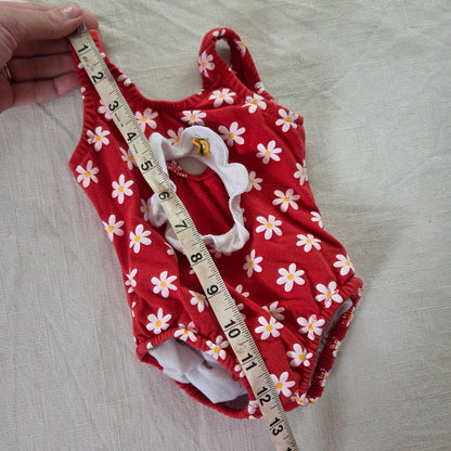 Vintage Daisy Floral Swimsuit 6-9 months