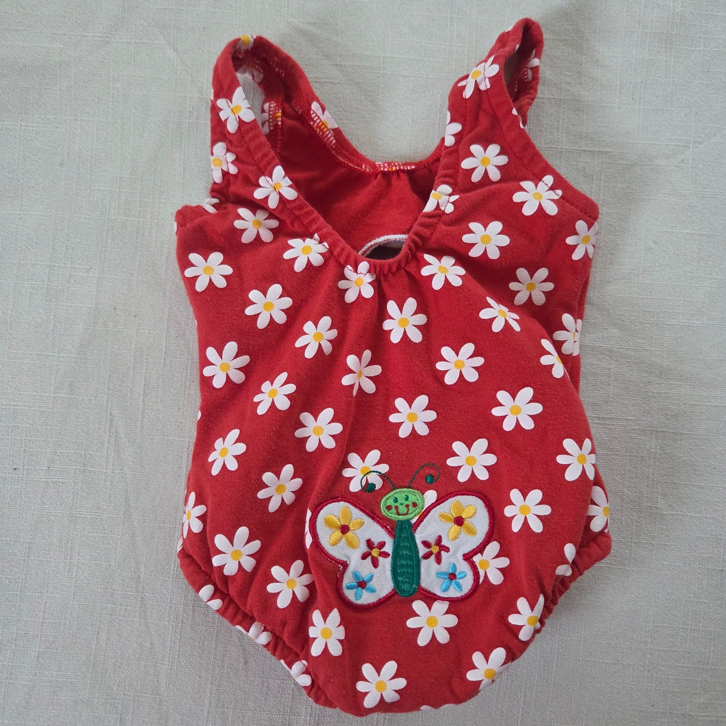 Vintage Daisy Floral Swimsuit 6-9 months