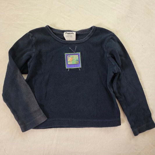 90s Vintage TV Girly Cotton Long Sleeve 3t