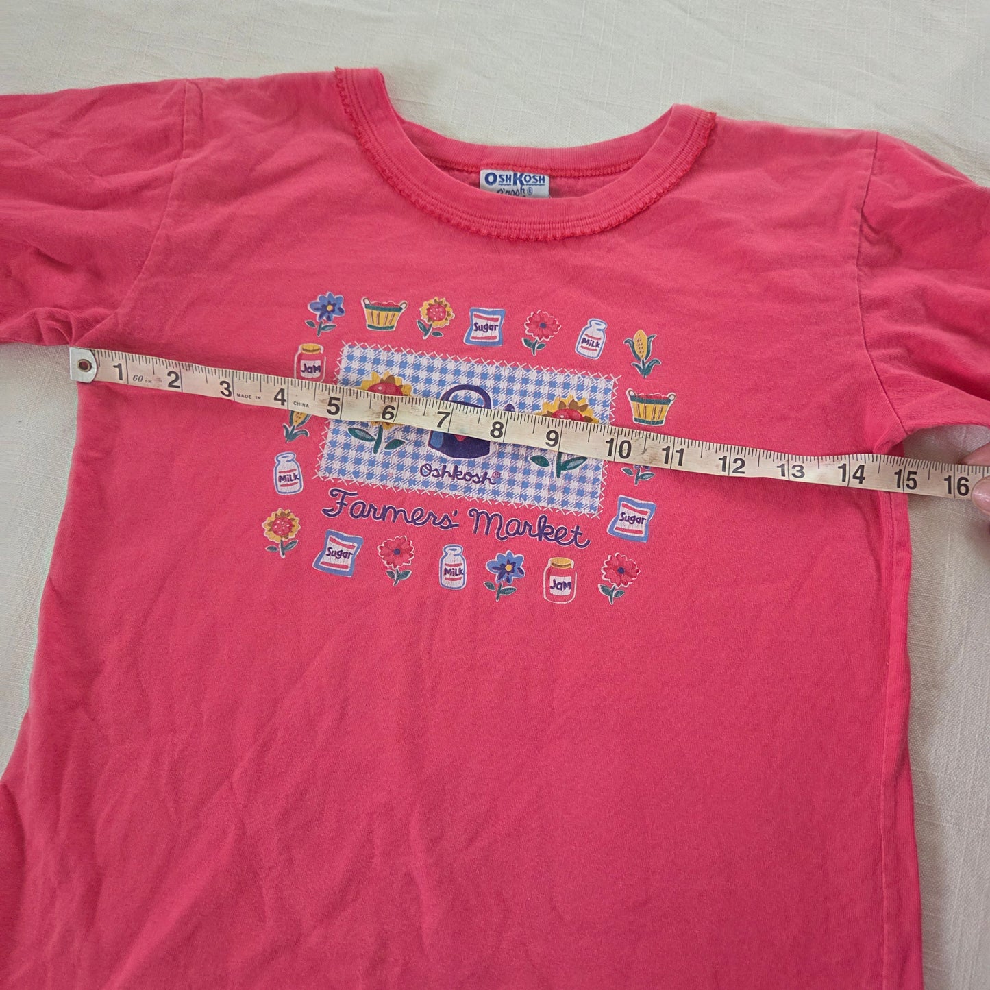 90s Vintage Oshkosh Gardening Long Sleeve kids 6