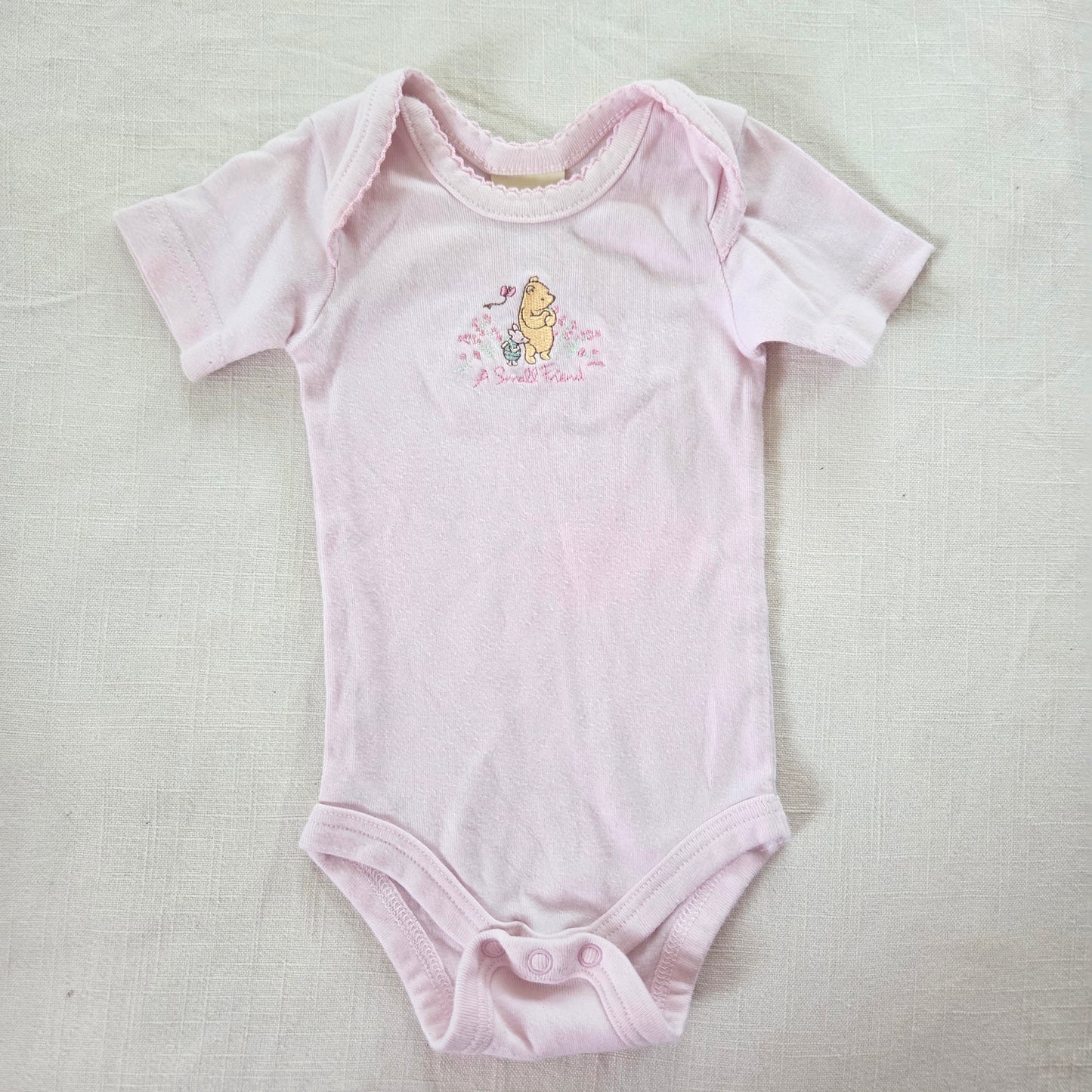 Y2k Vintage Classic Pooh Romper 3-6 months