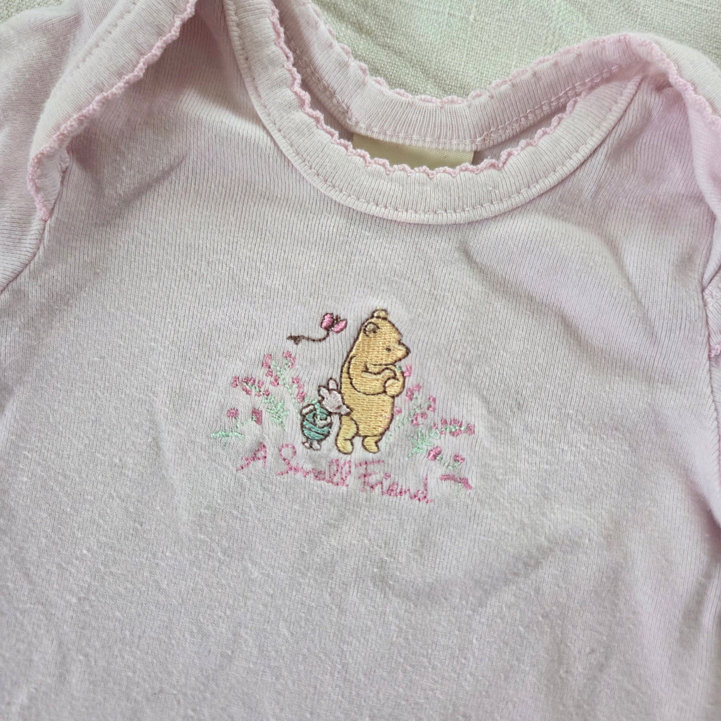 Y2k Vintage Classic Pooh Romper 3-6 months
