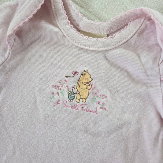 Y2k Vintage Classic Pooh Romper 3-6 months
