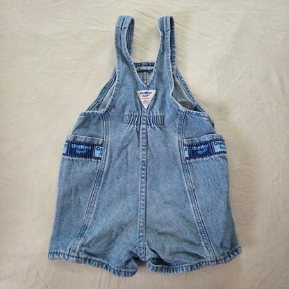 90s Vintage Oshkosh Bubble Shortalls 3t+