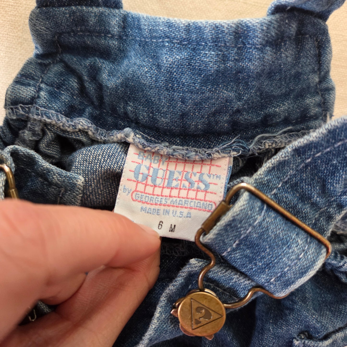 90s Vintage Guess Denim Bubble 6 months