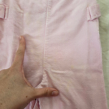 70s Vintage Pink Cord Pantsuit 6-9 months