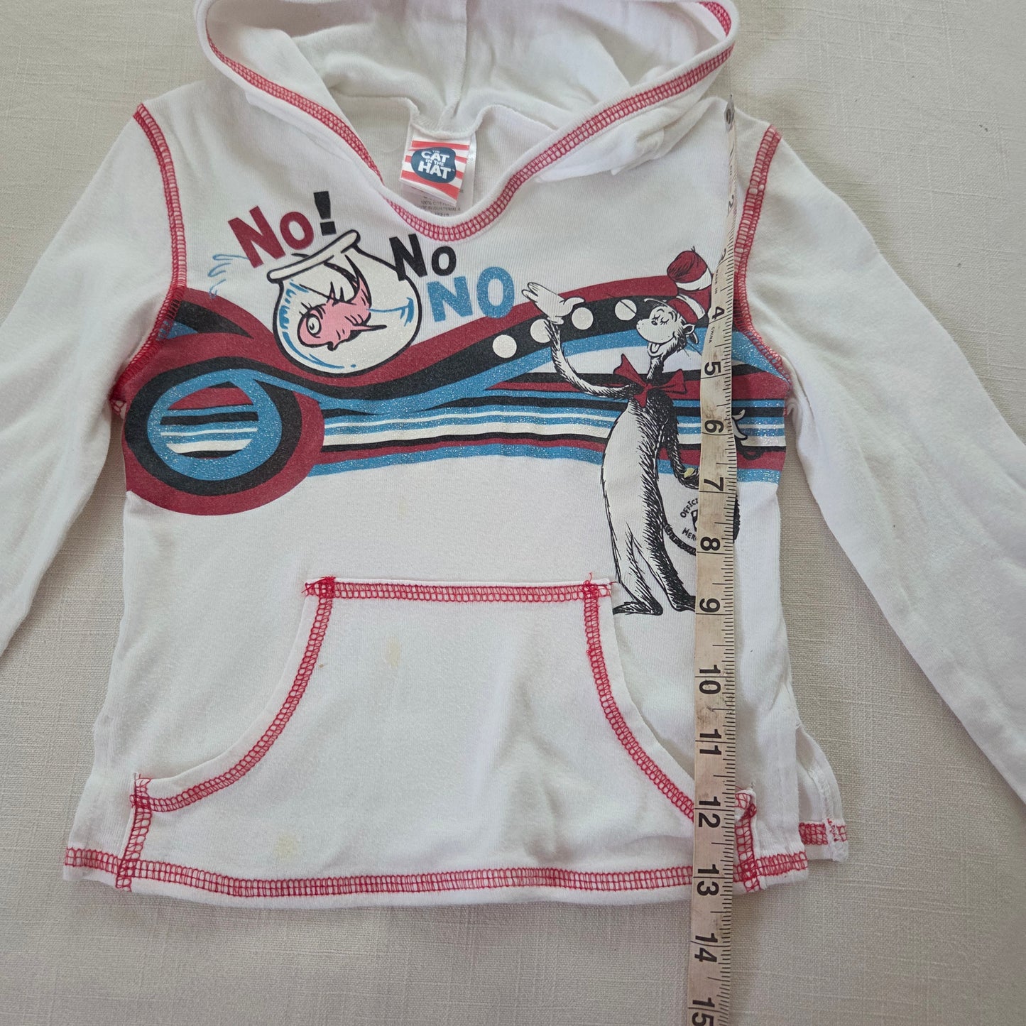 Y2K Vintage Cat In The Hat Long Sleeve 4t