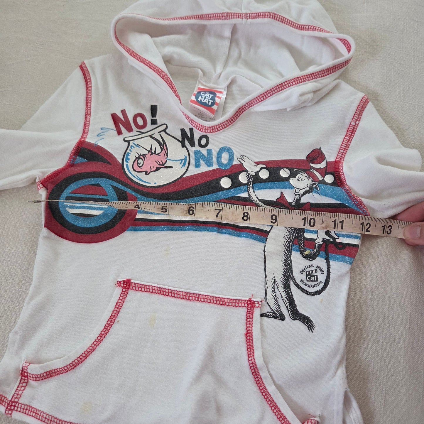 Y2K Vintage Cat In The Hat Long Sleeve 4t