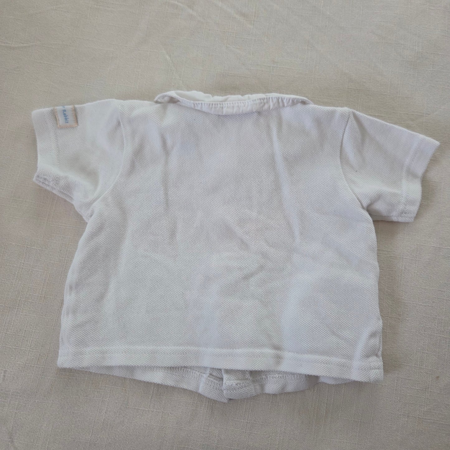 Y2K Peter Rabbit Embroidered Shirt 3-6 months
