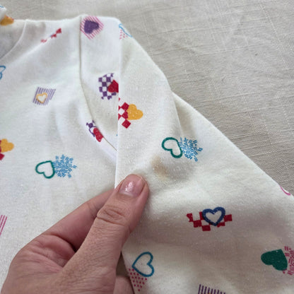 80s Healthtex Heart Turtleneck 4t/5t