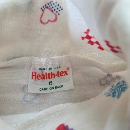 80s Healthtex Heart Turtleneck 4t/5t