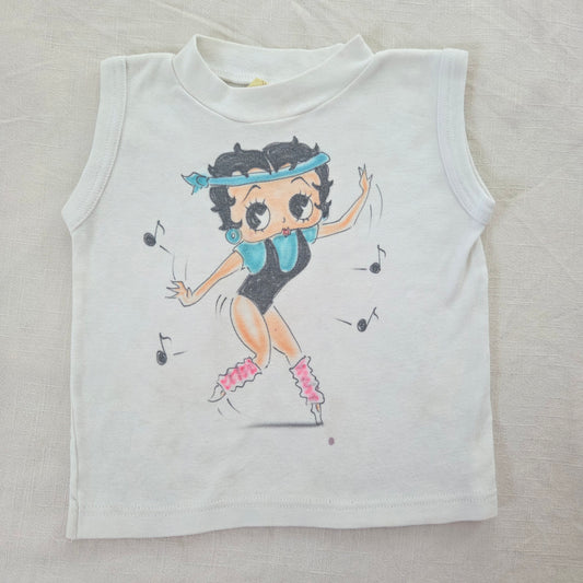 90s Vintage Betty Boop Dancing Top 3t