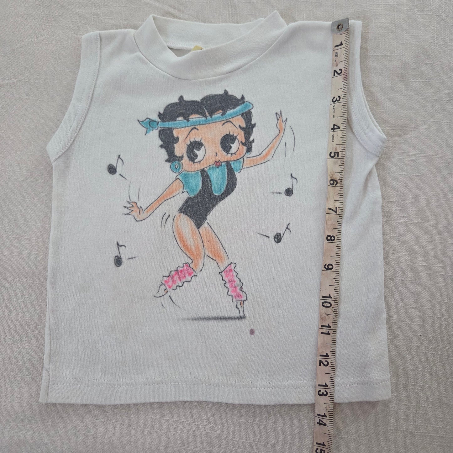 90s Vintage Betty Boop Dancing Top 3t