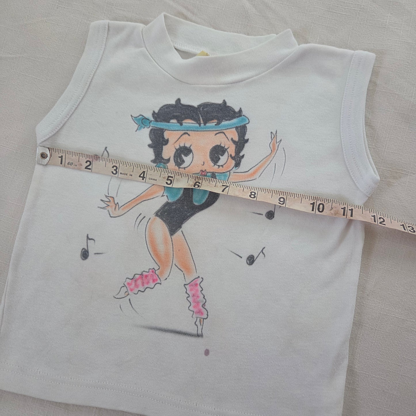 90s Vintage Betty Boop Dancing Top 3t