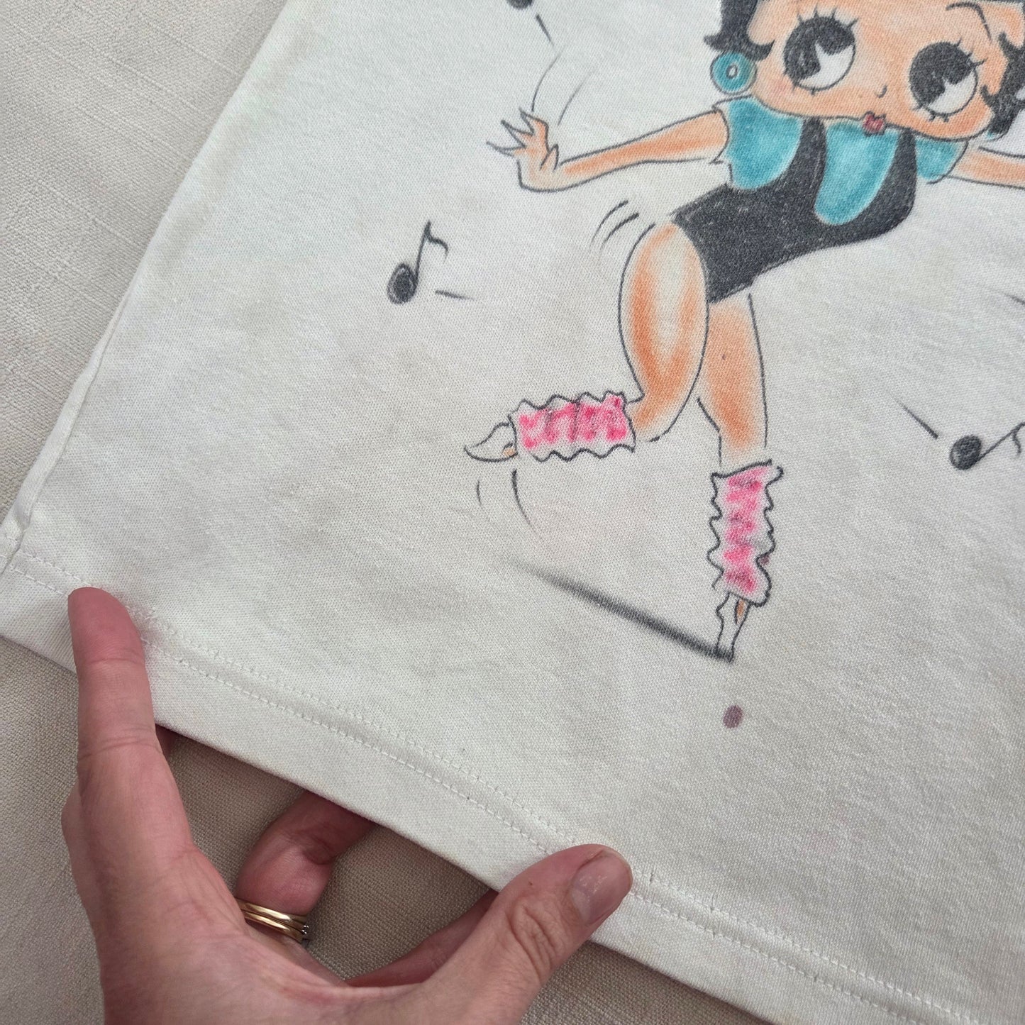 90s Vintage Betty Boop Dancing Top 3t