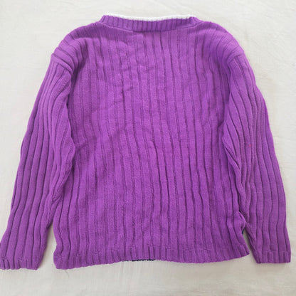 90s Vintage Cats & Yarn Knit Sweater kids 6
