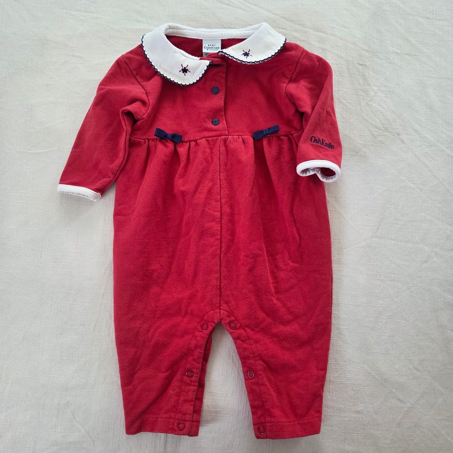 90s Vintage Oshkosh Girly Bodysuit 6-9 months
