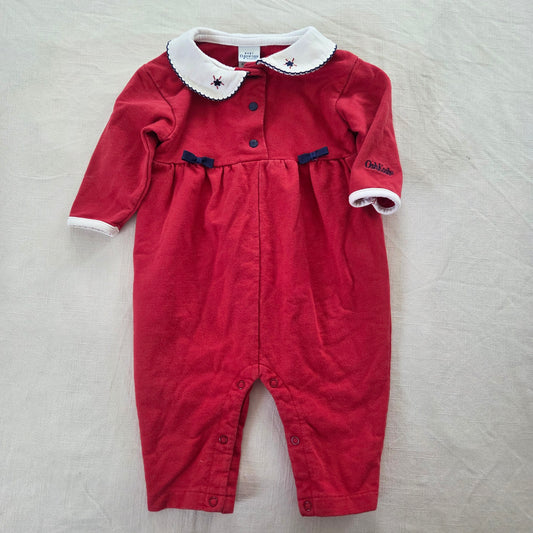 90s Vintage Oshkosh Girly Bodysuit 6-9 months