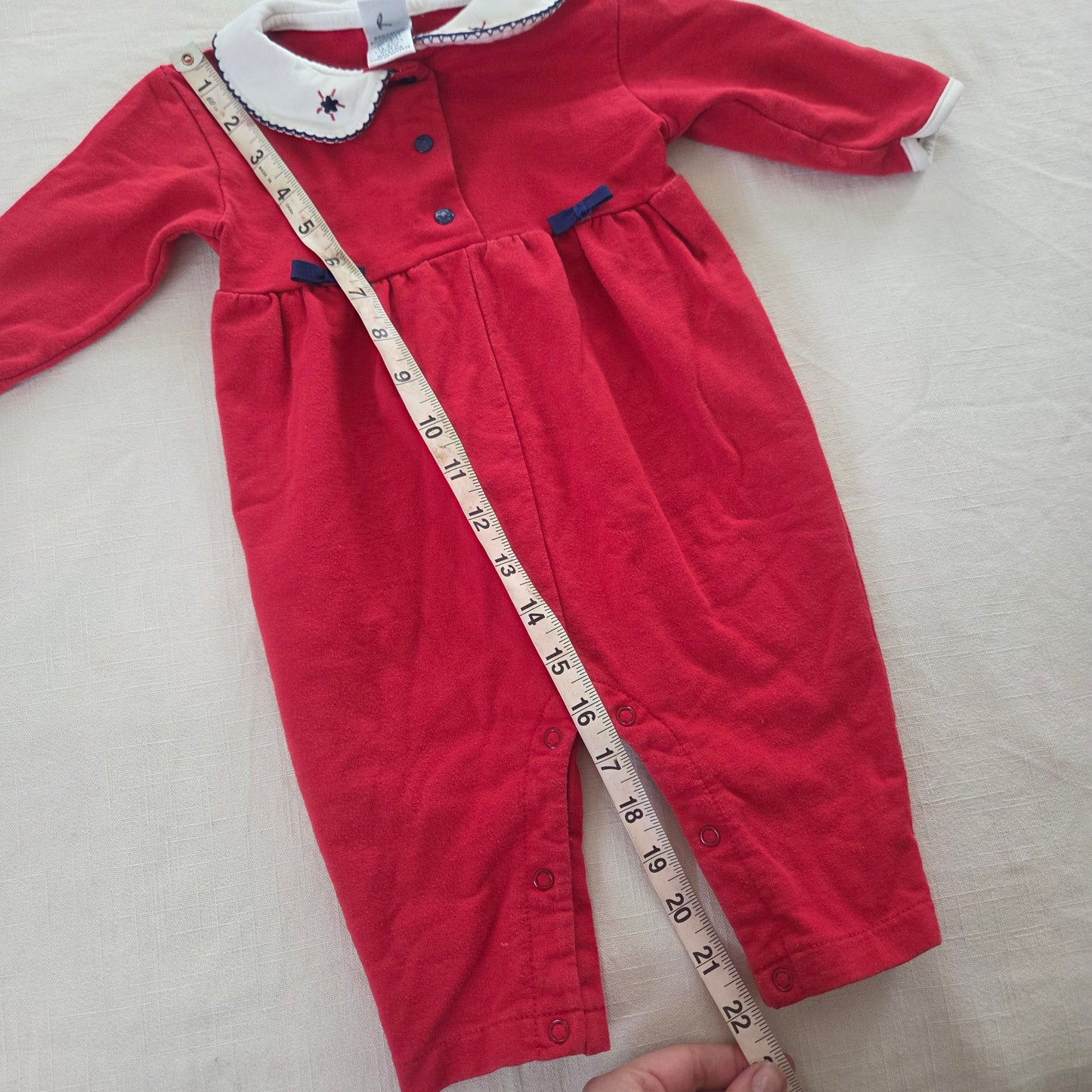 90s Vintage Oshkosh Girly Bodysuit 6-9 months