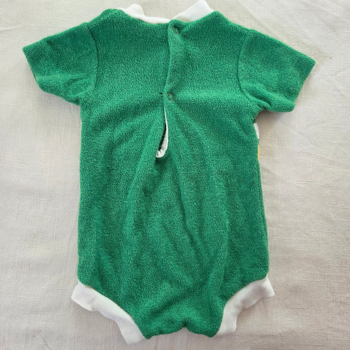 80s Vintage Terrycloth Romper Newborn