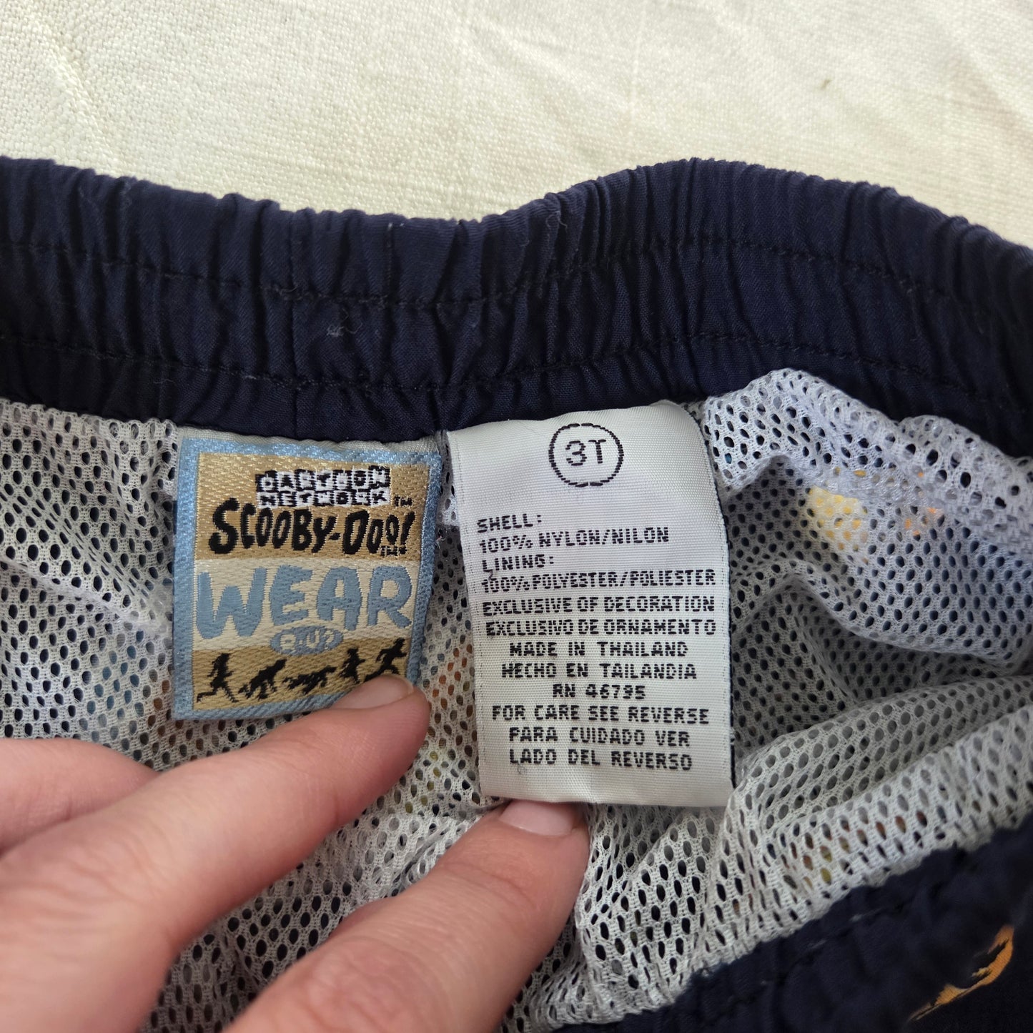 Y2k Vintage Scooby Doo Swim Trunks 3t