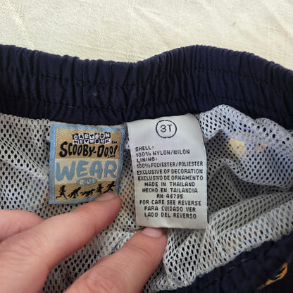Y2k Vintage Scooby Doo Swim Trunks 3t