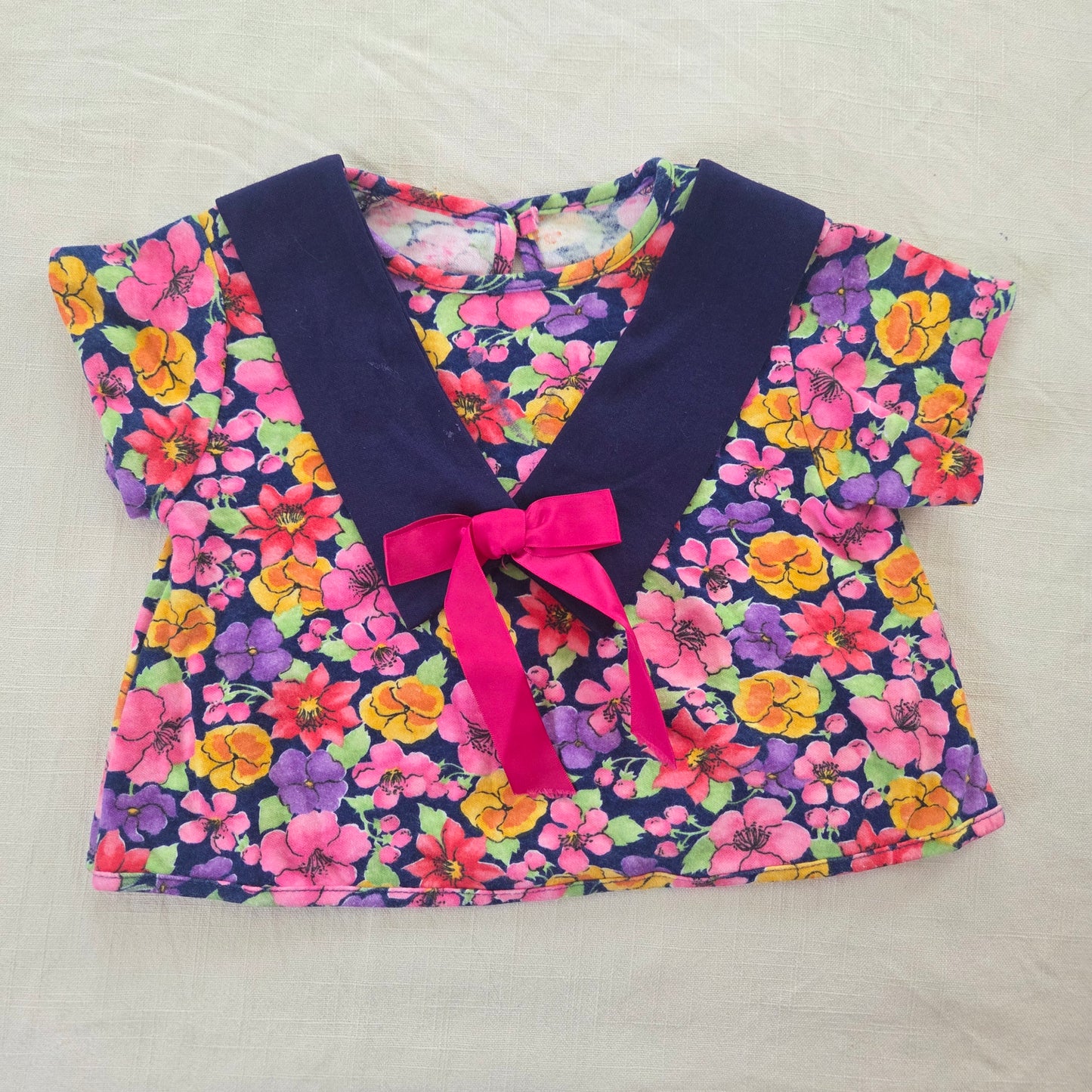 90s Vintage Floral Shirt 12 months