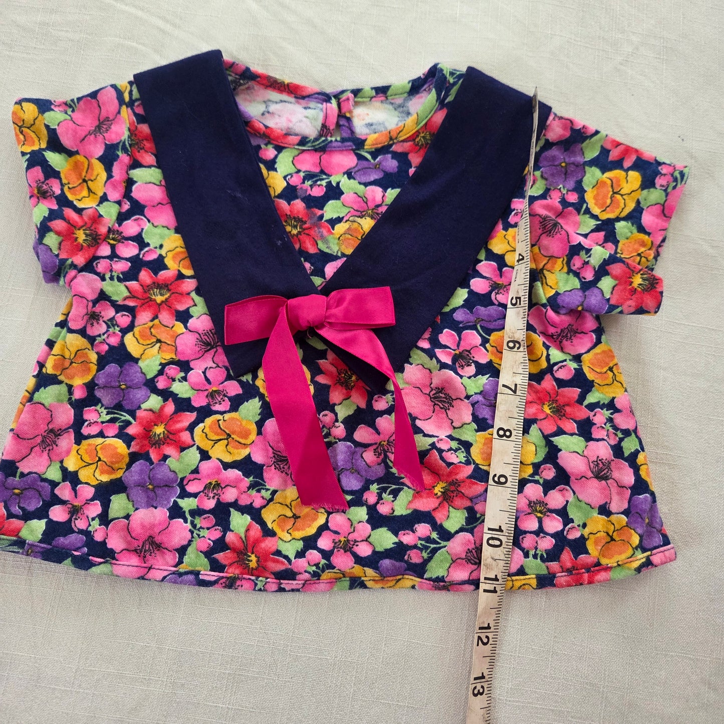 90s Vintage Floral Shirt 12 months