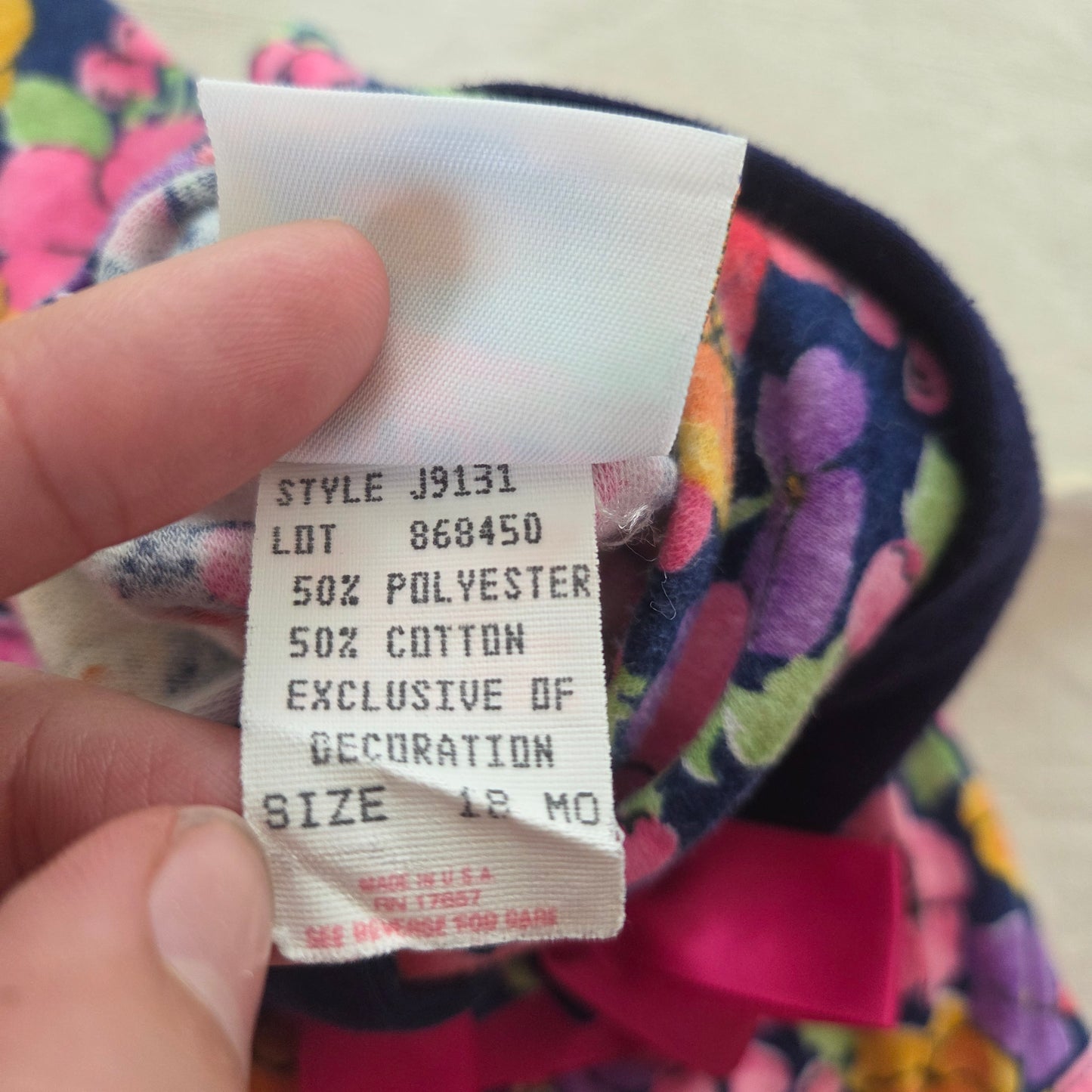 90s Vintage Floral Shirt 12 months