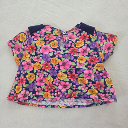 90s Vintage Floral Shirt 12 months