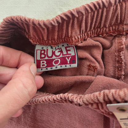 90s Vintage Bugle Boy Brown Cotton Shorts kids 7