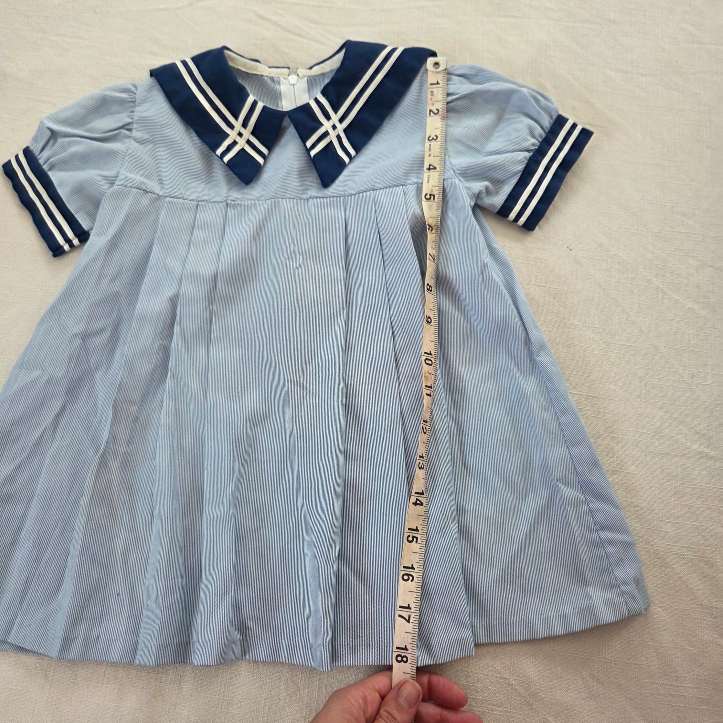 90s Vintage Sailor Dress 2t