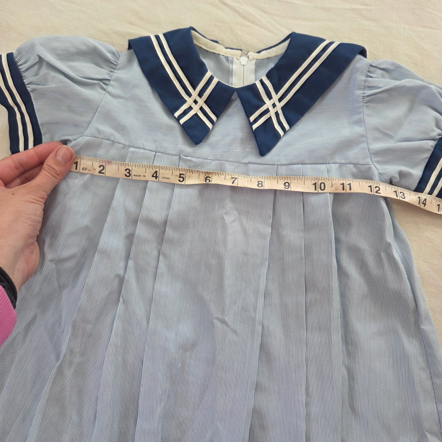 90s Vintage Sailor Dress 2t