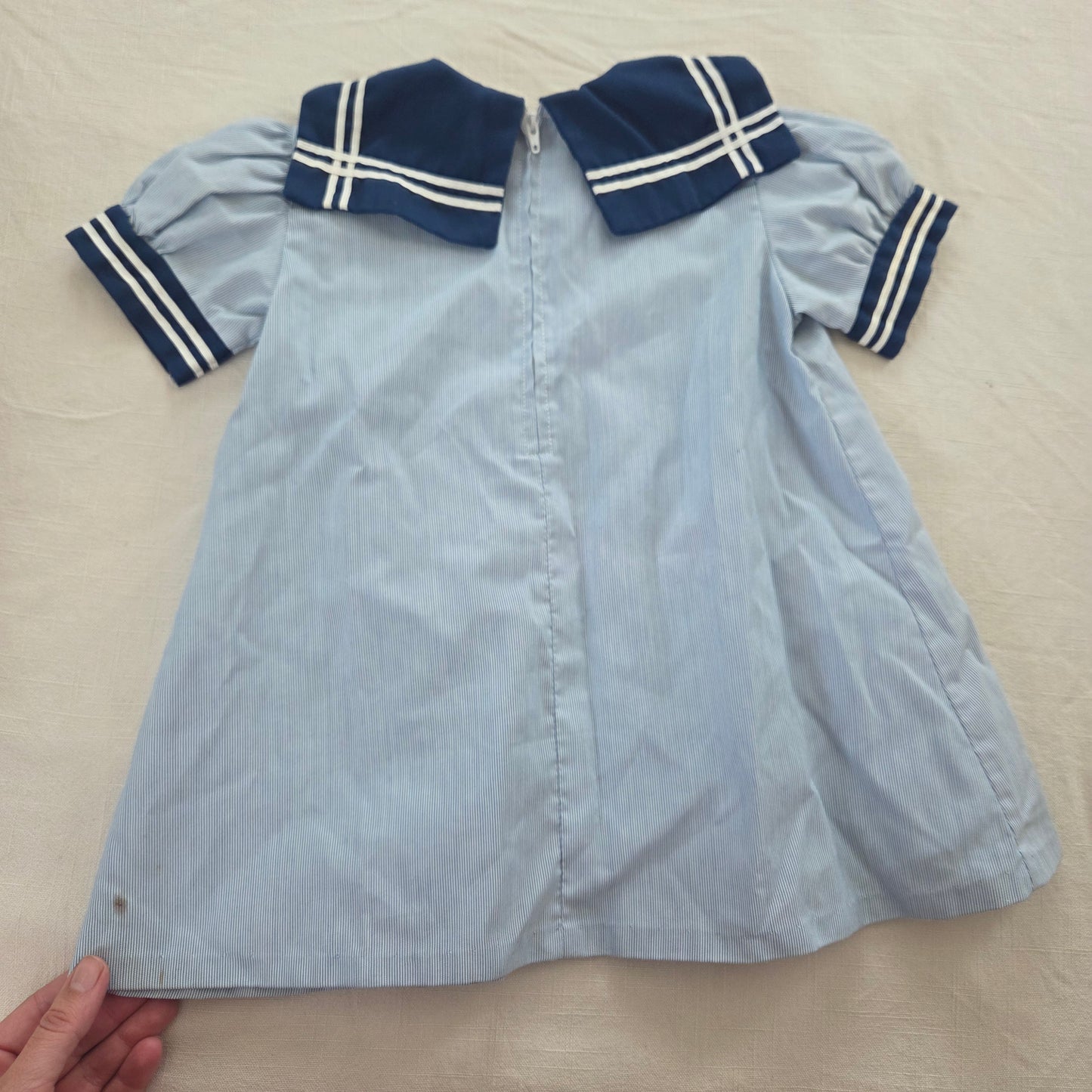 90s Vintage Sailor Dress 2t