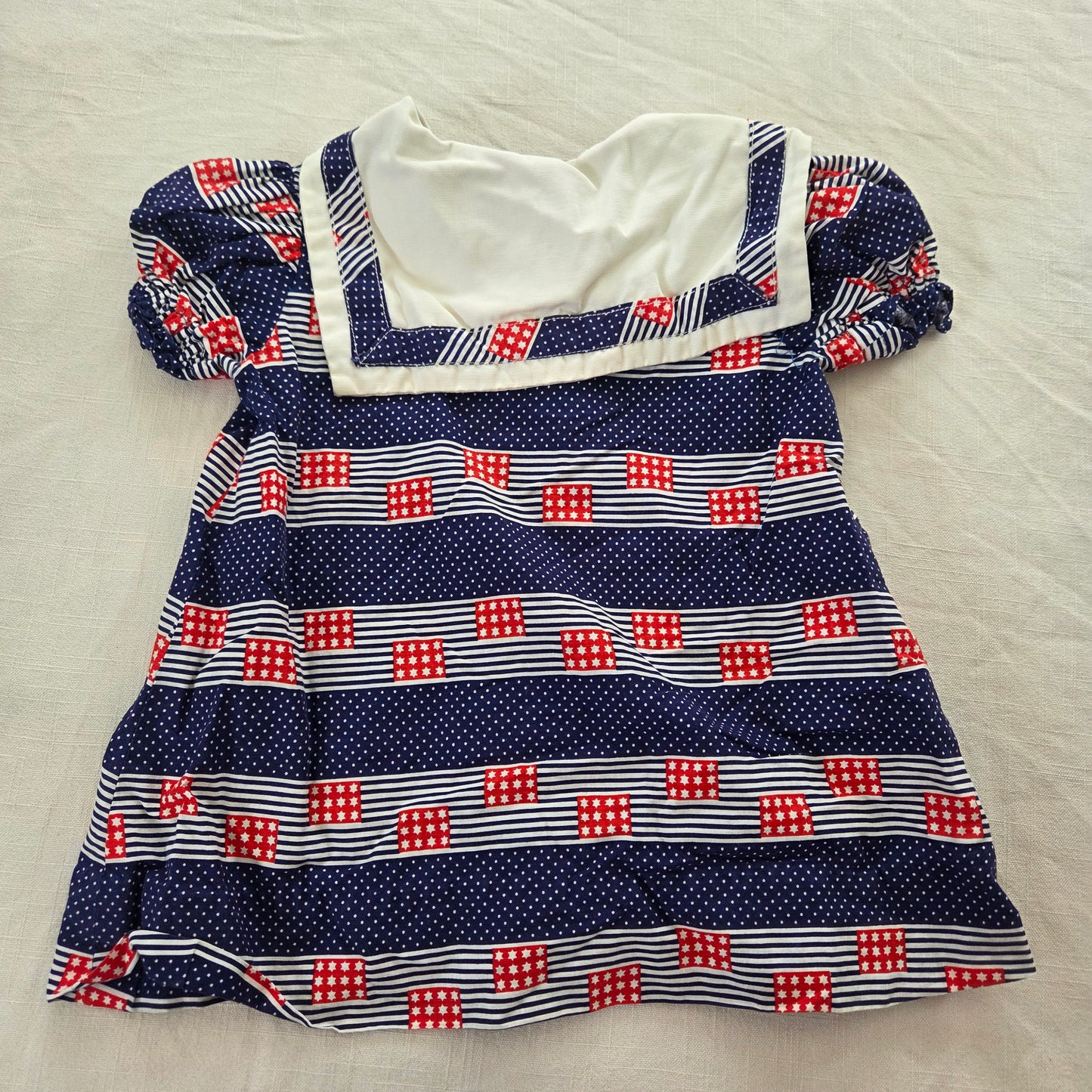 80s Vintage Nautical Tunic Top 2t/3t