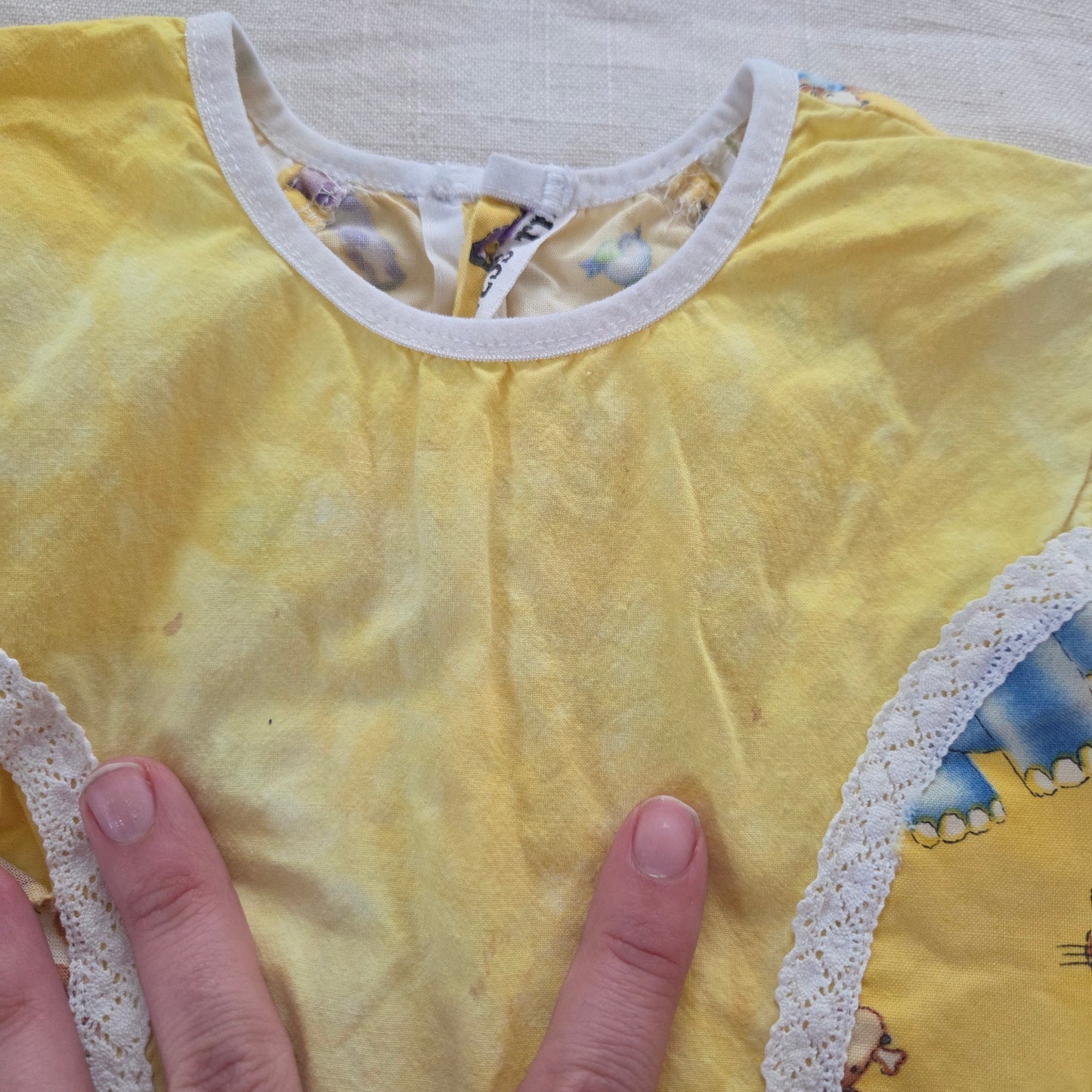 90s/Y2k Vintage Animals Full Circle Dress 4t