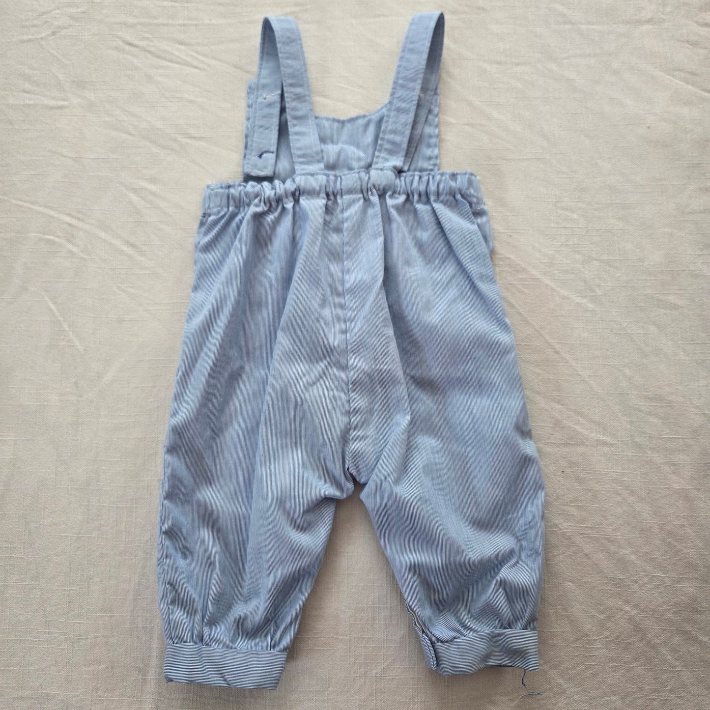 80s Vintage Toy Block Overalls 6-9 months
