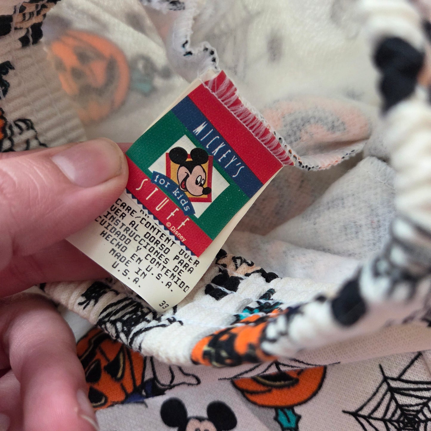 90s Vintage Halloween Mickey Mouse Jogger Pants 4t