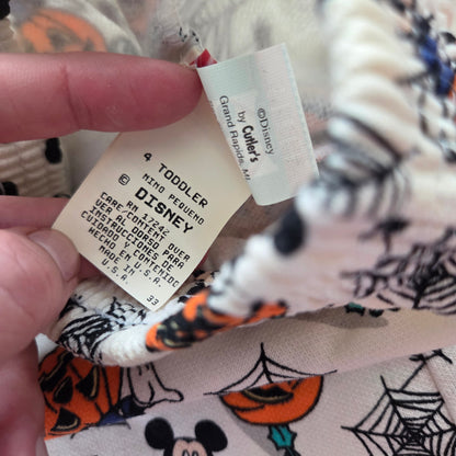 90s Vintage Halloween Mickey Mouse Jogger Pants 4t