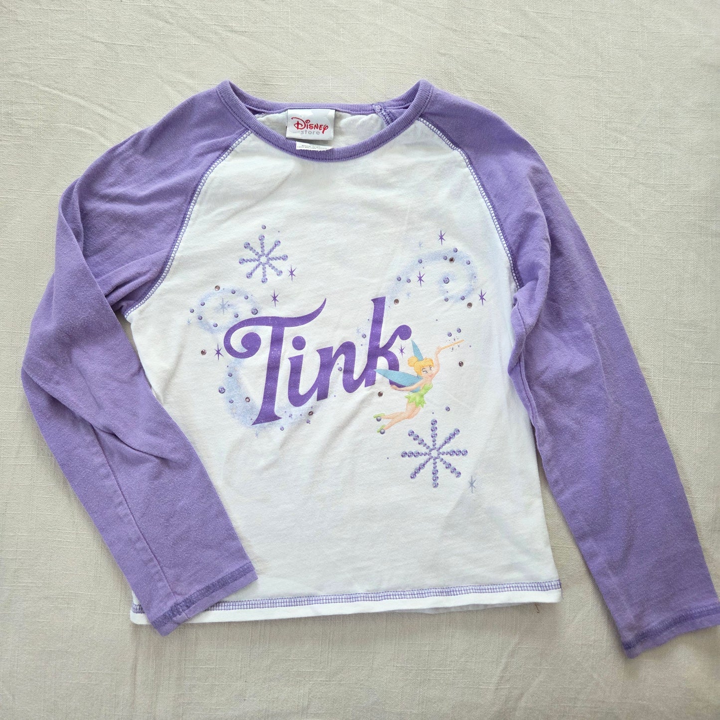 Y2k Tinkerbell Cotton Long Sleeve 5t/6