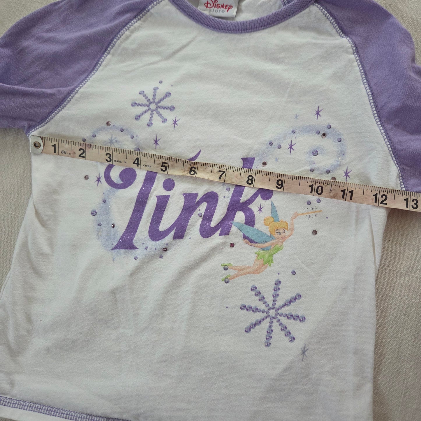 Y2k Tinkerbell Cotton Long Sleeve 5t/6