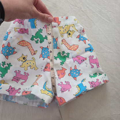 70s/80s Vintage Animals Shorts 4t