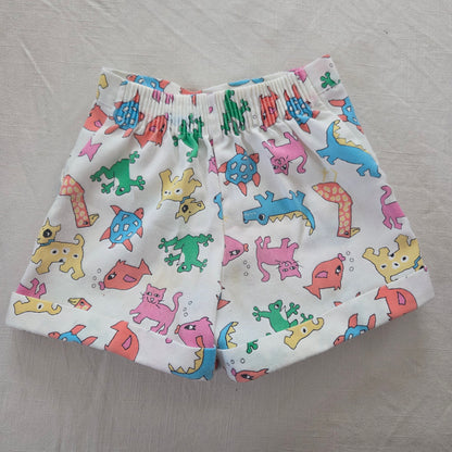70s/80s Vintage Animals Shorts 4t