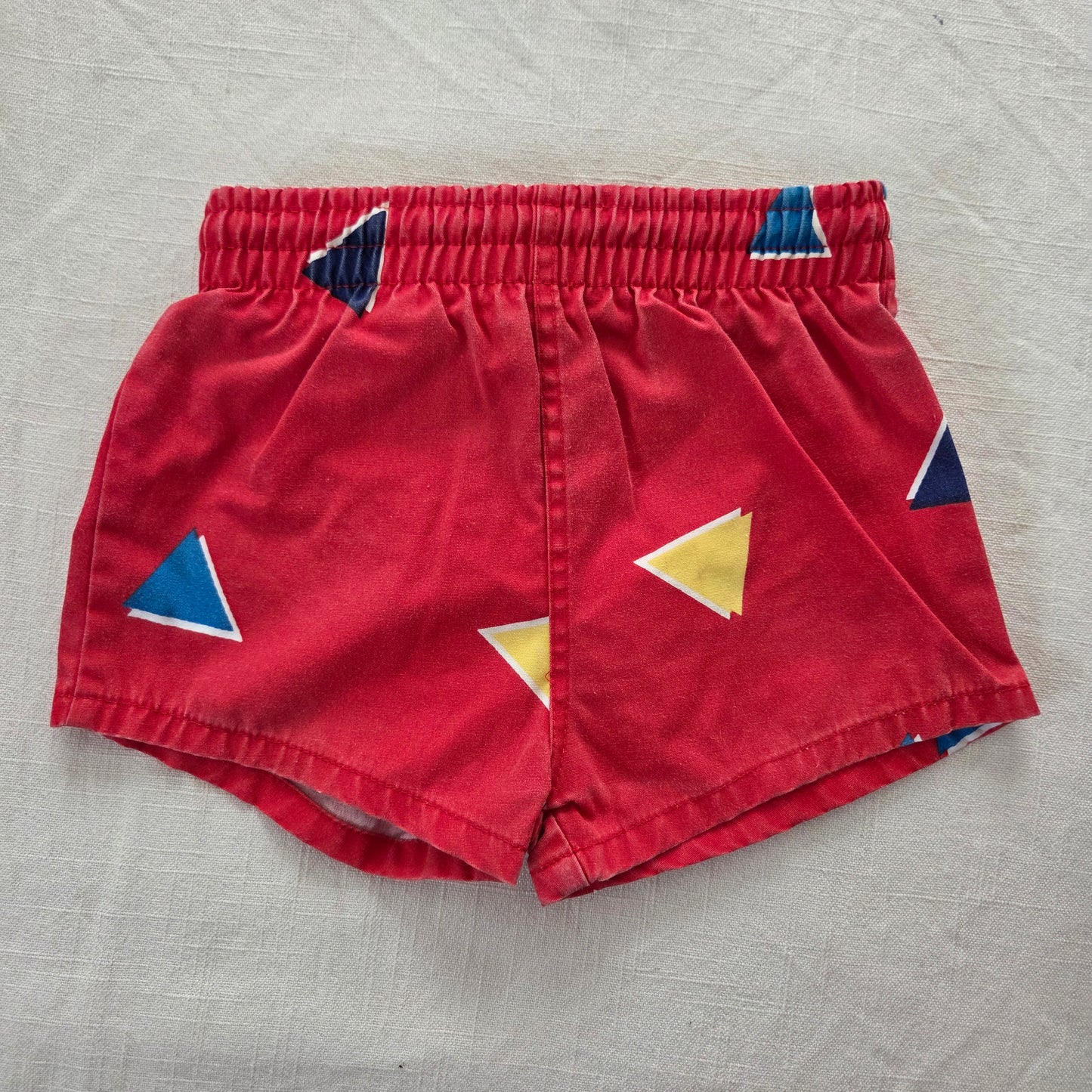 80s Vintage Triangle Swim Shorts 18-24 months