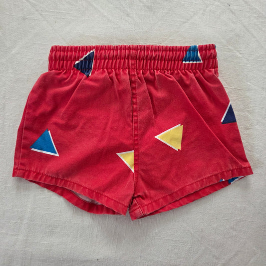 80s Vintage Triangle Swim Shorts 18-24 months