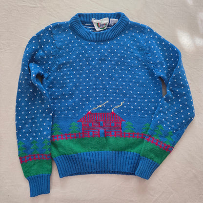 80s Vintage House Knit Sweater 5t
