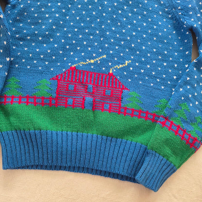 80s Vintage House Knit Sweater 5t