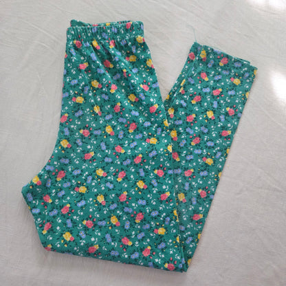 90s Vintage Floral Comfy Pants kids 10