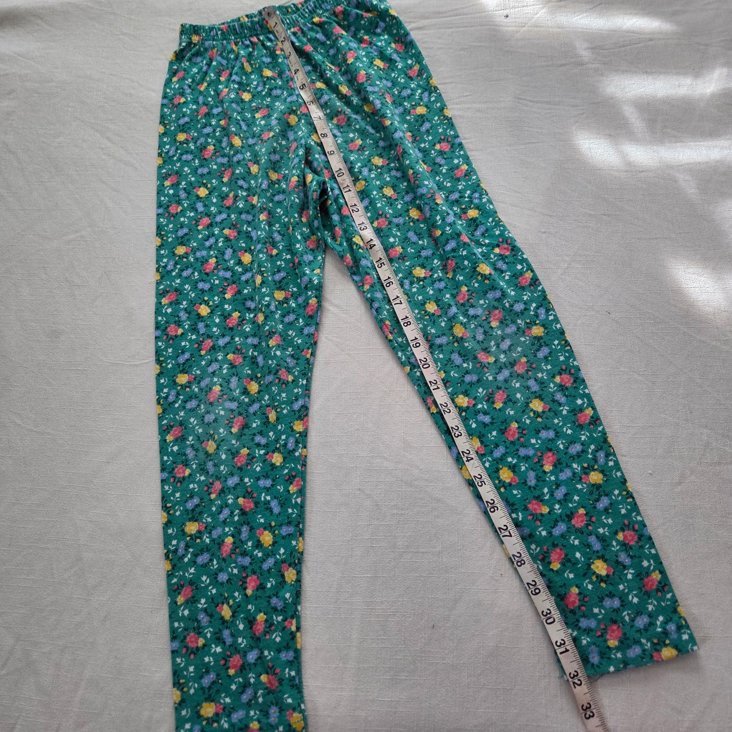 90s Vintage Floral Comfy Pants kids 10